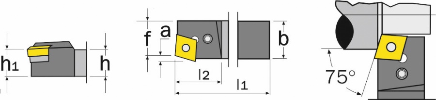 Držák na břitové destičky detail