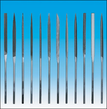 Sada jehlových pilníků dvanáctidílná (140/0, 140/2), AJAX