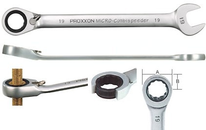 PROXXON MicroSpeeder ráčnové klíče s přepínáním, jednotlivě