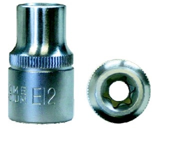 Nástrčné hlavice TORX E 1/2'', GOLA