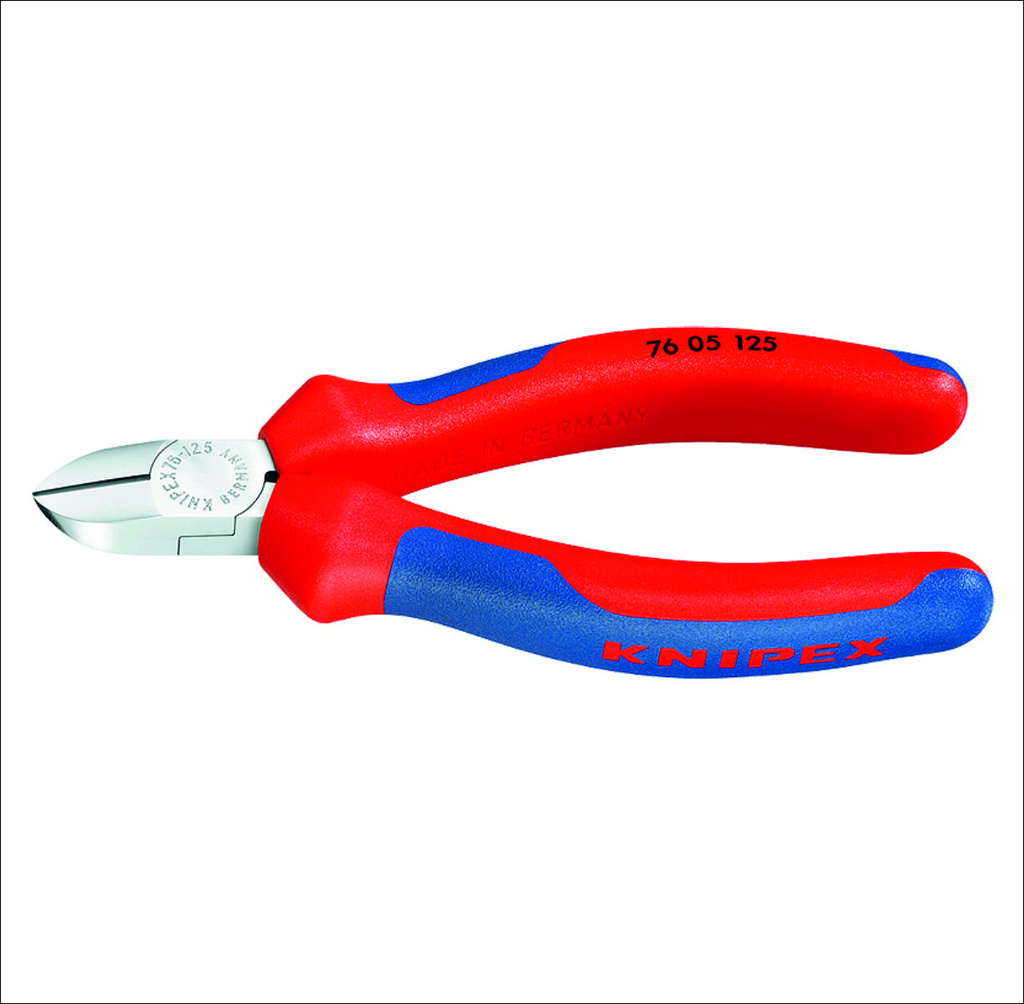 Boční štípací kleště pro elektromechaniky (76 05) 125 mm, KNIPEX