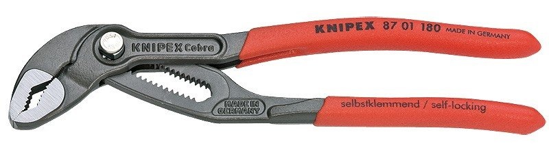 KNIPEX 8701180 SIKO kleště instalatérské COBRA 180 mm