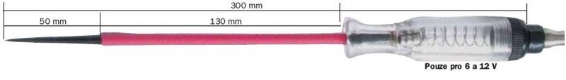 Zkoušečka napětí prodloužená 6 a 12 V (KEN5031040K), CROMWELL