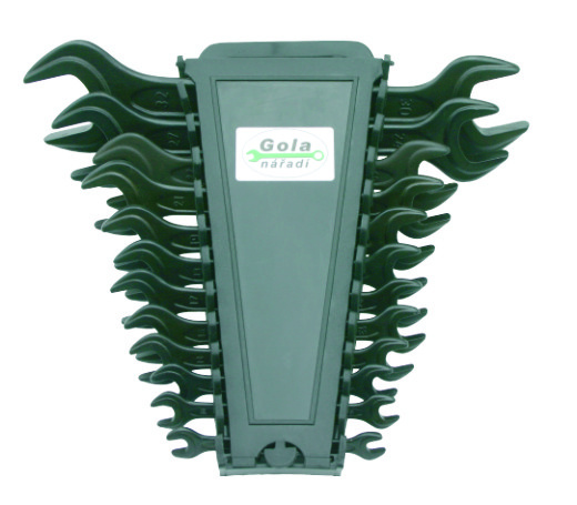 Sada otevřených maticových klíčů,oboustranných  (710112), GOLA