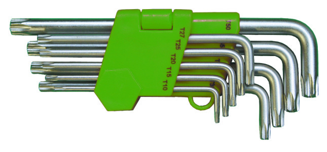 Sada zástrčných klíčů TORX (920900), GOLA