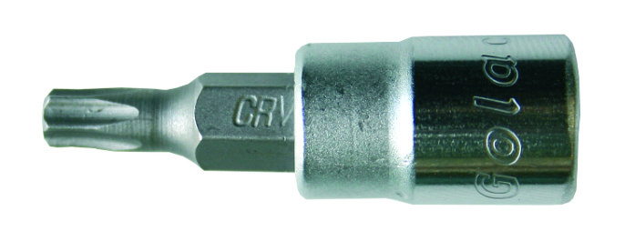 Zástrčné hlavice TORX 1/4'', GOLA